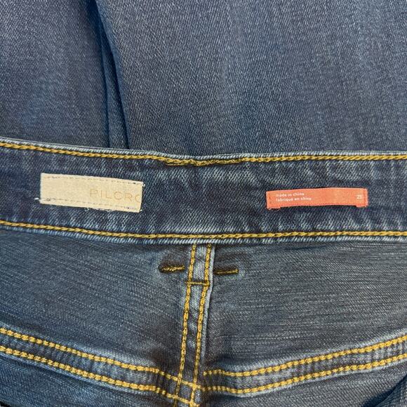 Pilcro Jeans The Icon Flare Womens SZ 29 Blue High Rise Bell Bottom 70s Western - Picture 9 of 12